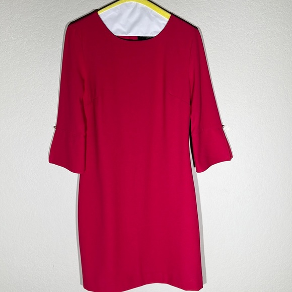 Hot pink Womens Banana Republic work dress size 2 - Picture 1 of 4